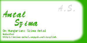 antal szima business card
